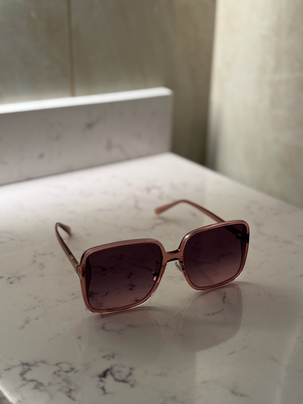 Women’s Oversized Square Sunglasses - Pink